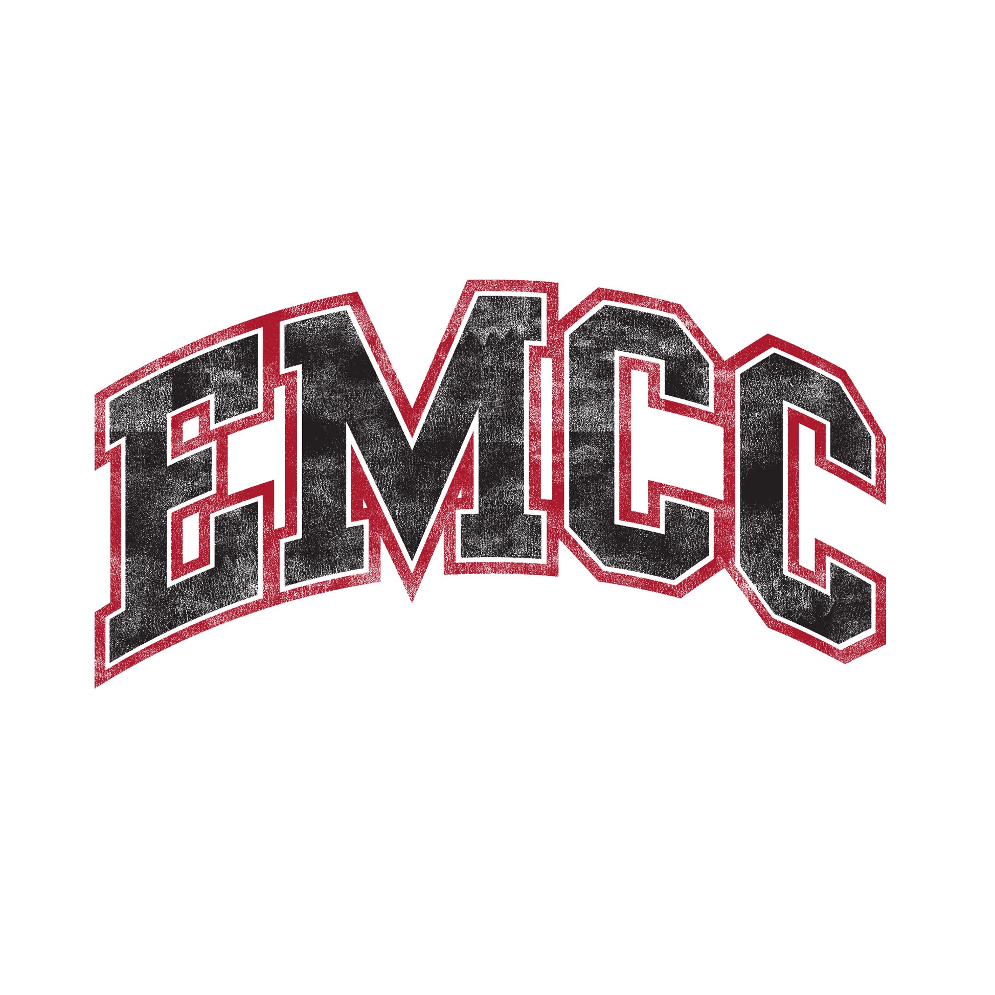 Heather Grey - Side - East Mississippi Unisex Adult EMCC T-Shirt