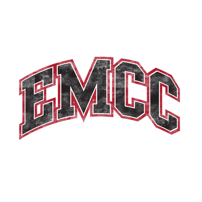Heather Grey - Side - East Mississippi Unisex Adult EMCC T-Shirt