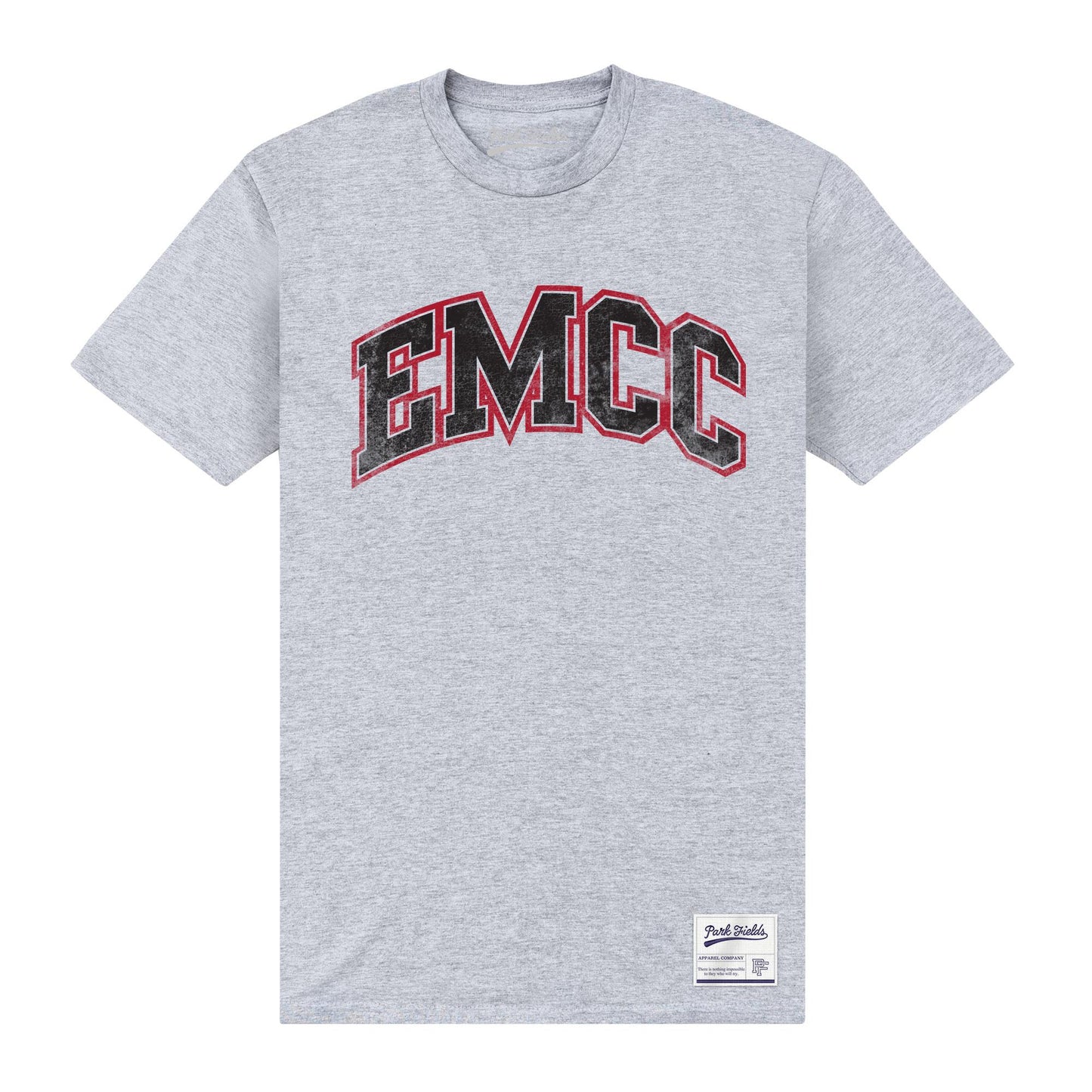 Heather Grey - Front - East Mississippi Unisex Adult EMCC T-Shirt