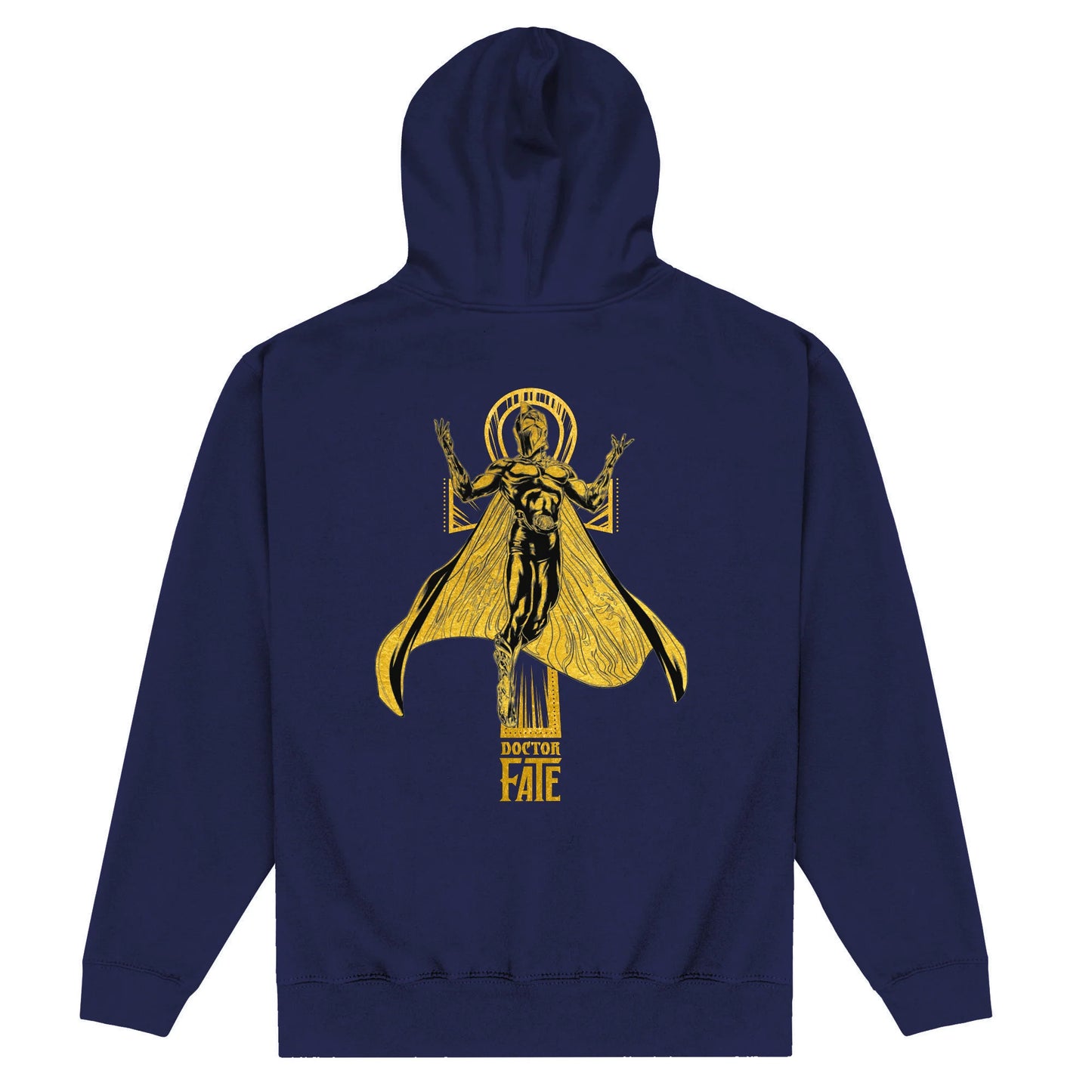 Navy Blue - Back - Black Adam Unisex Adult Dr. Fate Hoodie