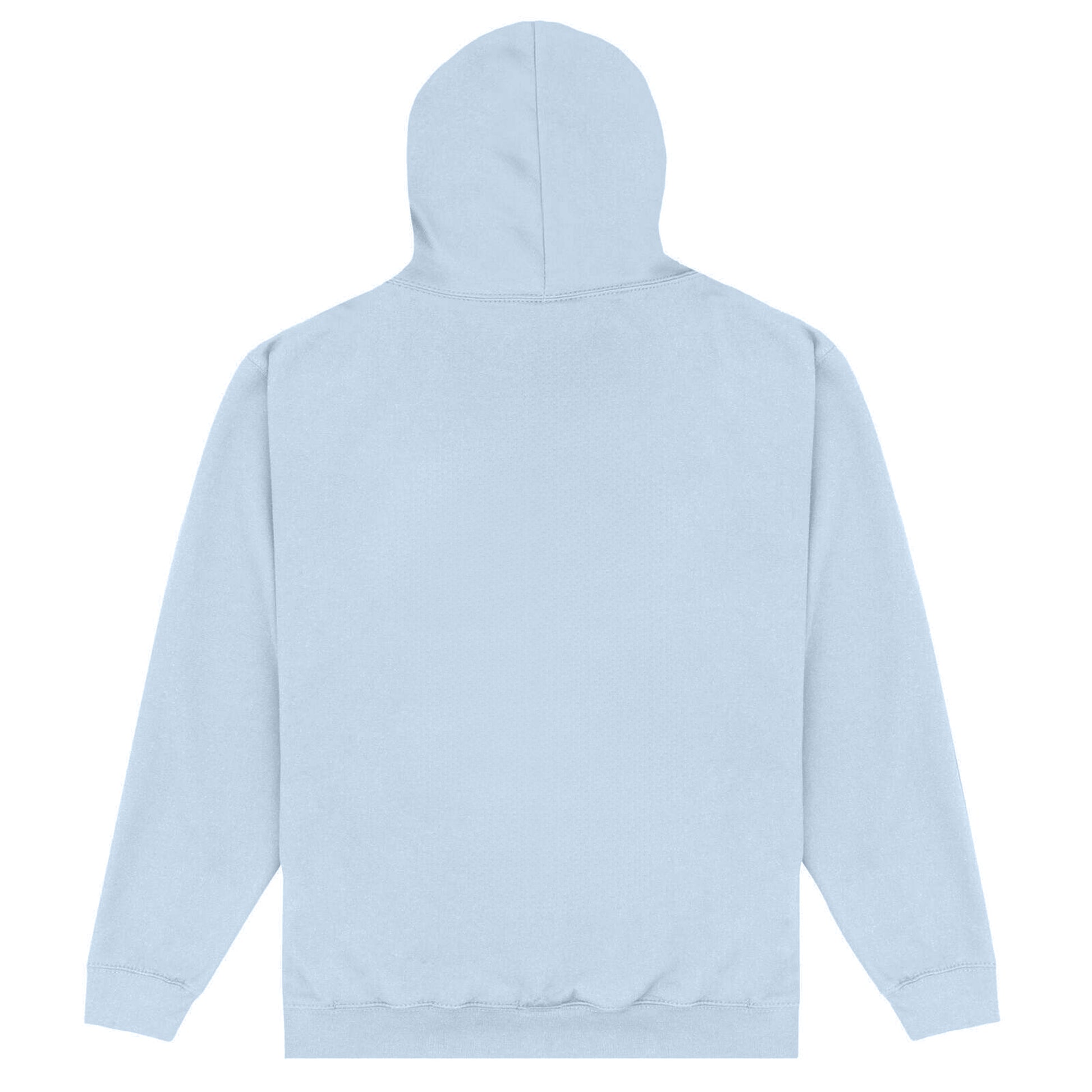 Sky Blue - Back - George Washington University Unisex Adult Logo Hoodie