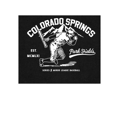Black - Side - Park Fields Unisex Adult Colorado Springs Sweatshirt