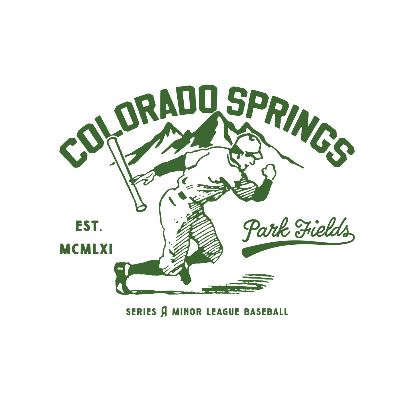 Heather Grey - Side - Park Fields Unisex Adult Colorado Springs Sweatshirt