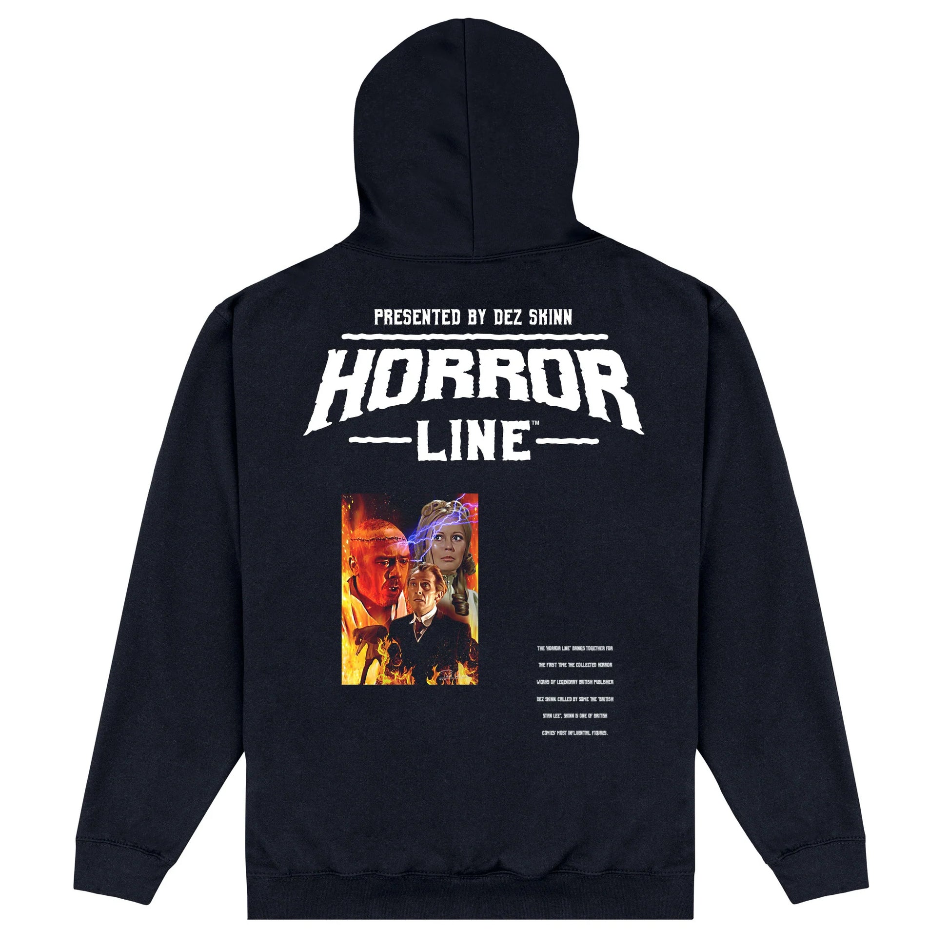 Black - Back - Horror Line Unisex Adult Watts Destroy Frankenstein Hoodie