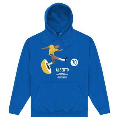 Royal Blue - Front - Subbuteo Unisex Adult Alberto Hoodie