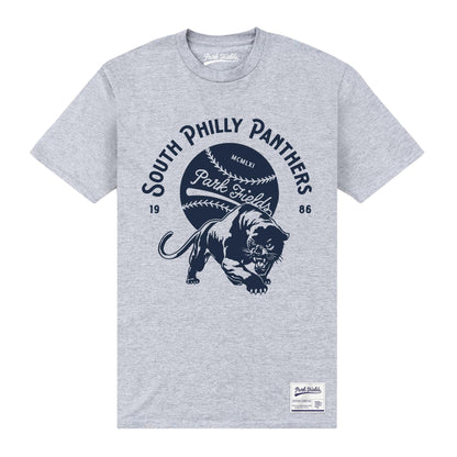 Heather Grey - Front - Park Fields Unisex Adult South Philly Panthers T-Shirt
