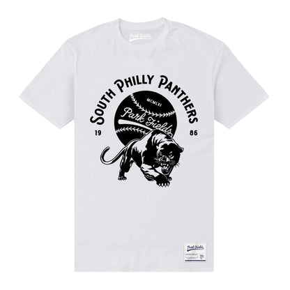 White - Front - Park Fields Unisex Adult South Philly Panthers T-Shirt
