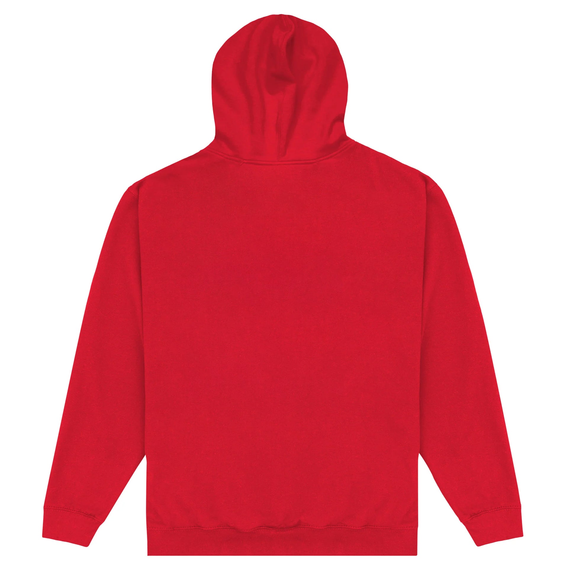 Red - Back - Ren & Stimpy Unisex Adult Stupid Eediot Hoodie