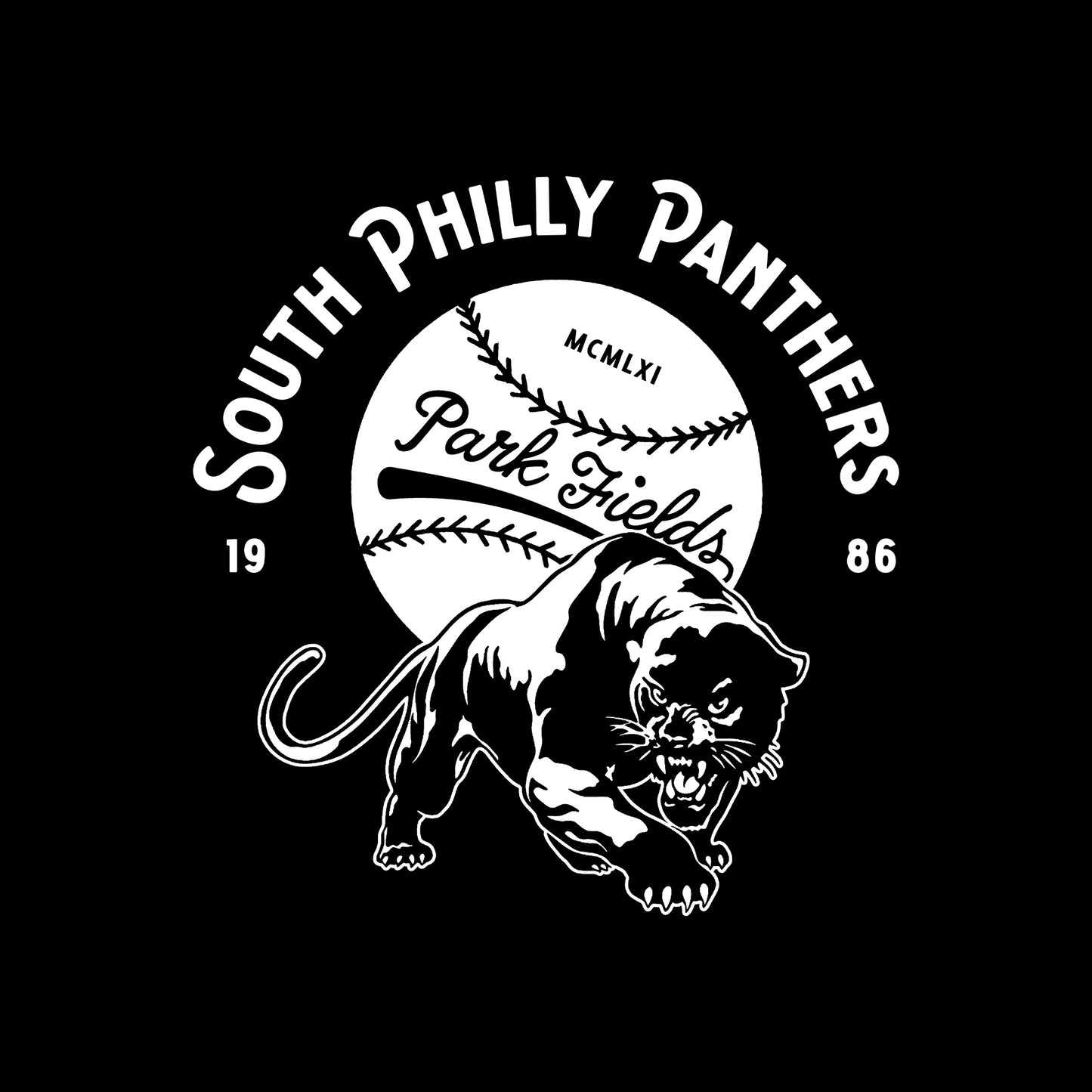 Black - Side - Park Fields Unisex Adult South Philly Panthers Hoodie