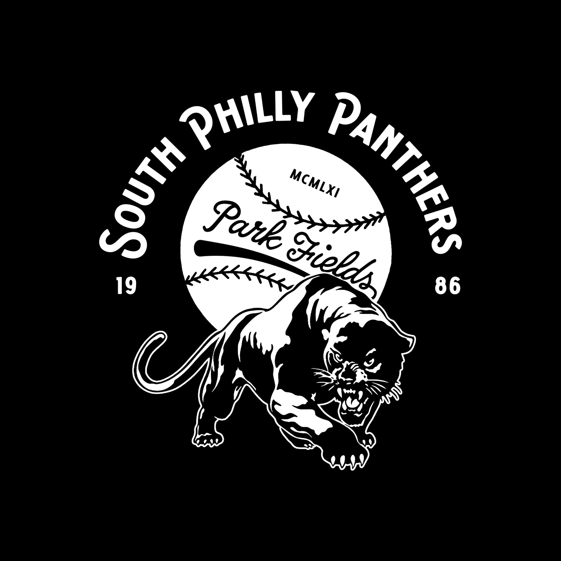Black - Side - Park Fields Unisex Adult South Philly Panthers Hoodie