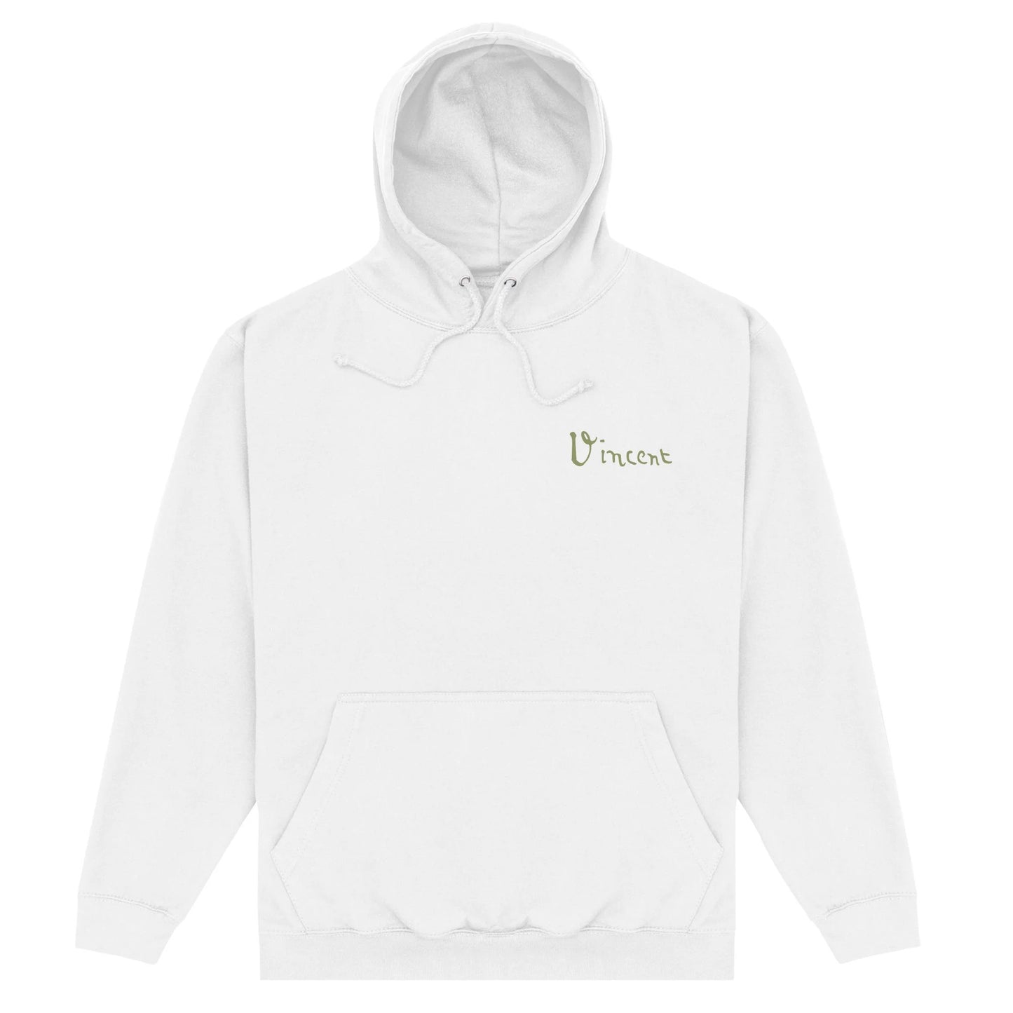 White - Front - Vincent Van Gogh Unisex Adult Almond Blossom Hoodie
