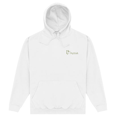 White - Front - Vincent Van Gogh Unisex Adult Almond Blossom Hoodie