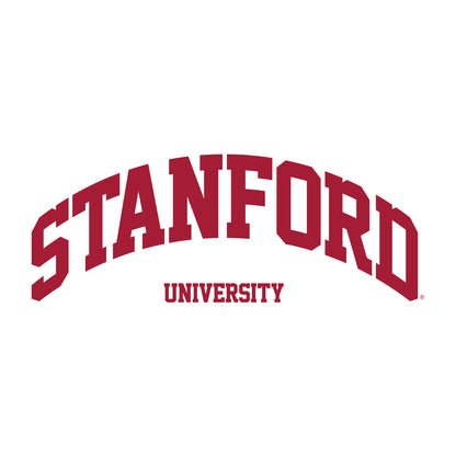 Grey - Side - Stanford University Unisex Adult Script Hoodie