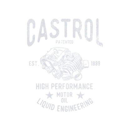 Royal Blue - Back - Castrol Unisex Adult Motor Oil Hoodie