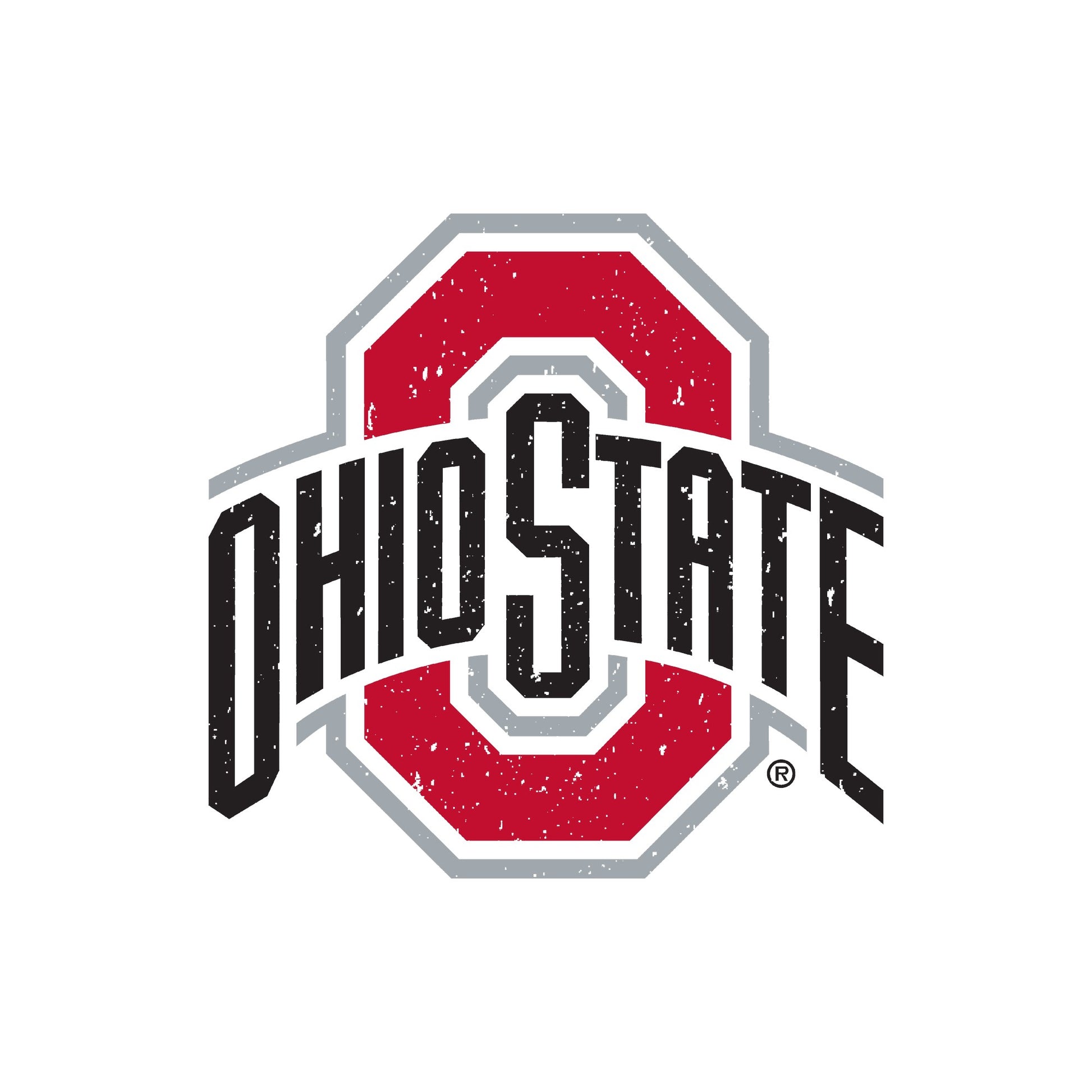 White - Side - Ohio State University Unisex Adult Logo Hoodie
