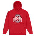 Red - Front - Ohio State Unisex Adult Logo Hoodie