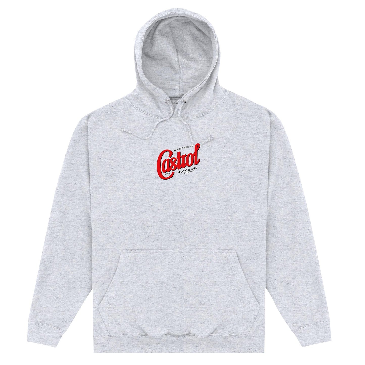 Heather Grey - Front - Castrol Unisex Adult Wakefield Hoodie