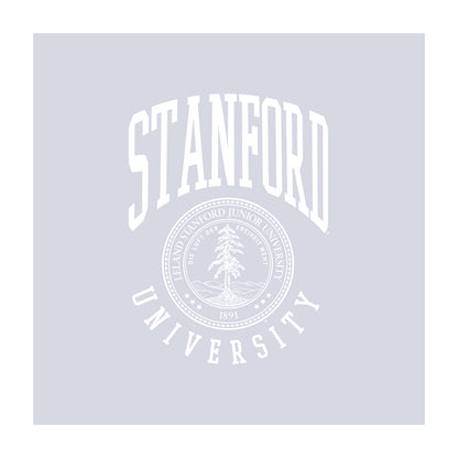 Grey - Side - Stanford University Unisex Adult Crest Sweatshirt