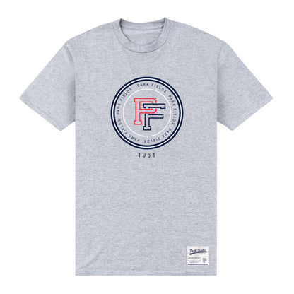 Heather Grey - Front - Park Fields Unisex Adult Circle T-Shirt