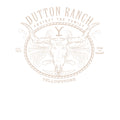 Black - Side - Yellowstone Unisex Adult Dutton Ranch Skull Sweatshirt