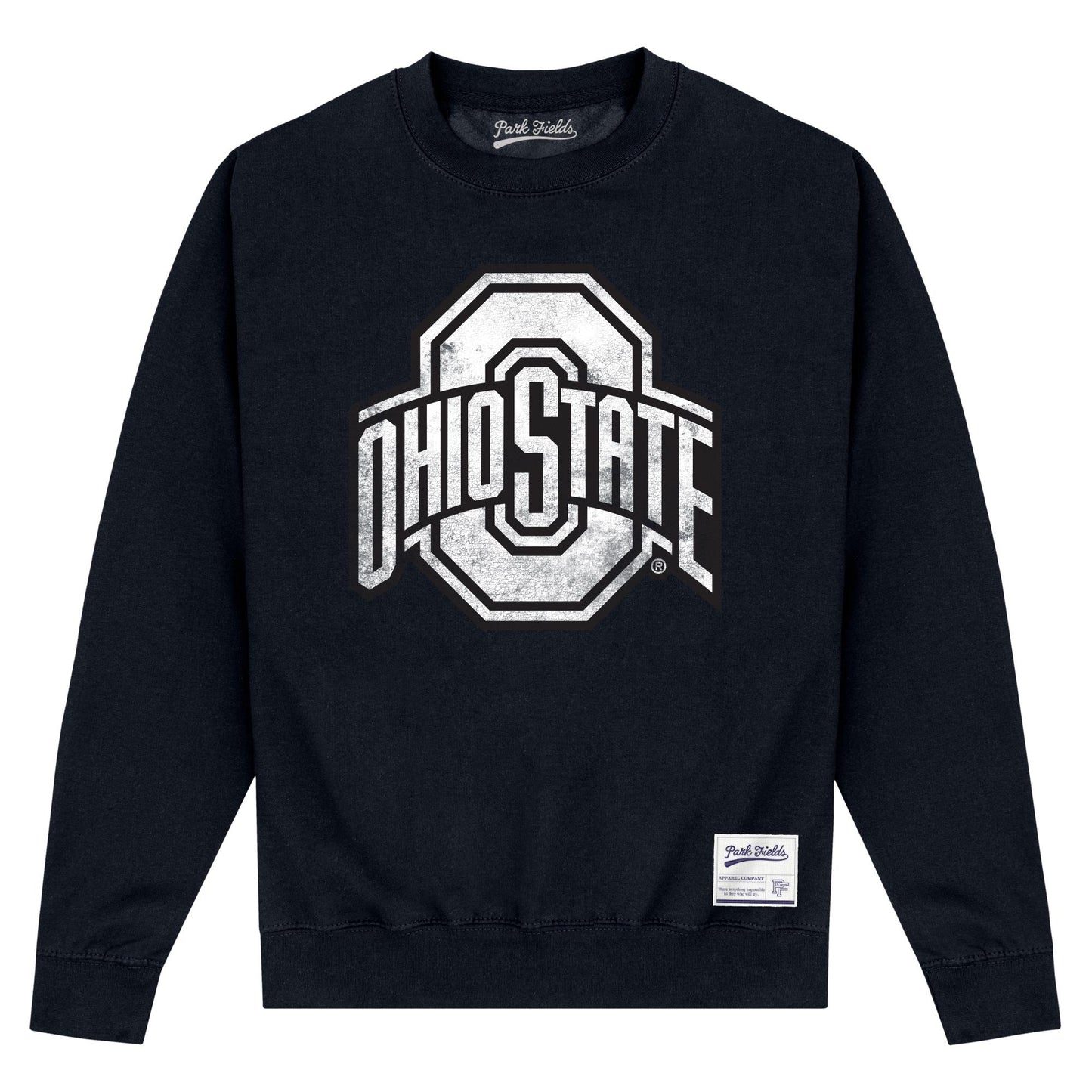 Black - Front - Ohio State University Unisex Adult Logo Sweatshirt