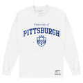 White - Front - University Of Pittsburgh Unisex Adult Logo Sweatshirt