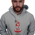 Heather Grey - Side - Subbuteo Unisex Adult All Over Hoodie