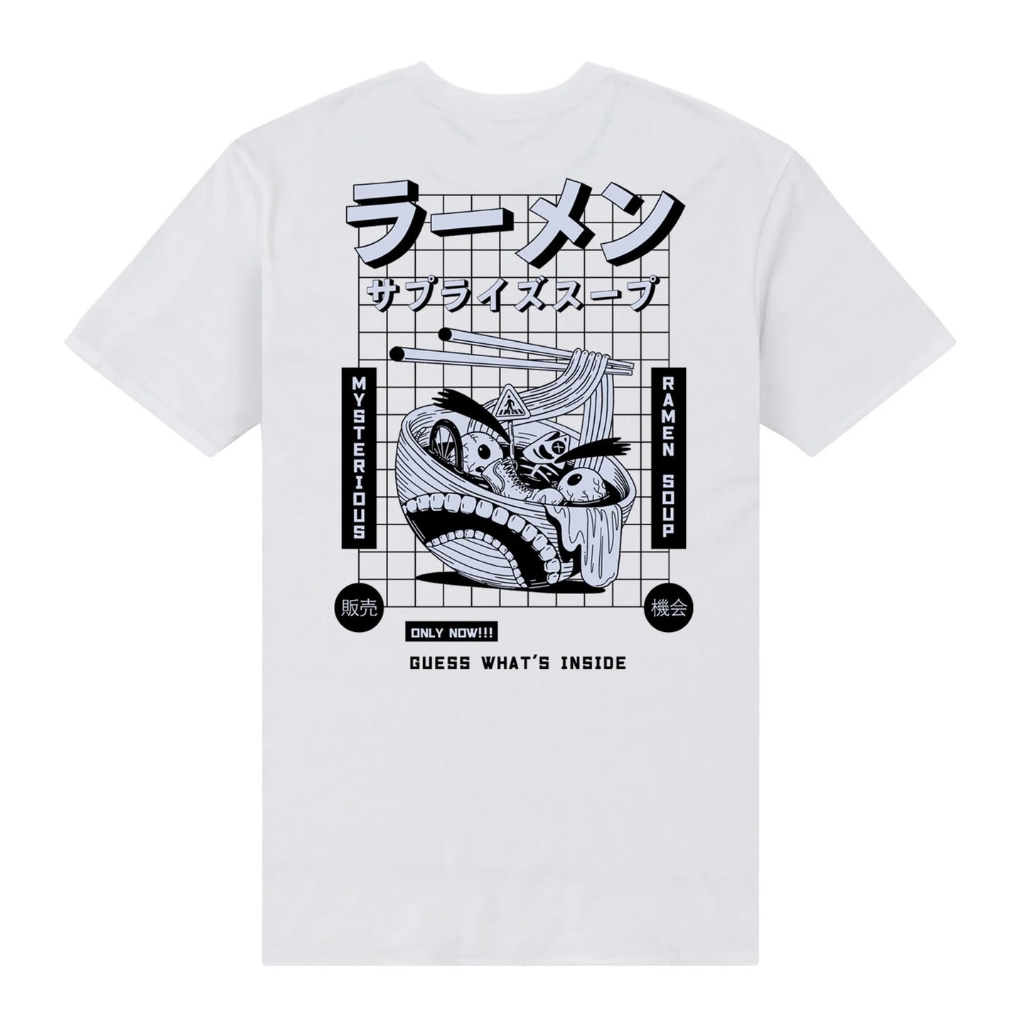 White - Back - The Original Ramen Company Unisex Adult T-Shirt