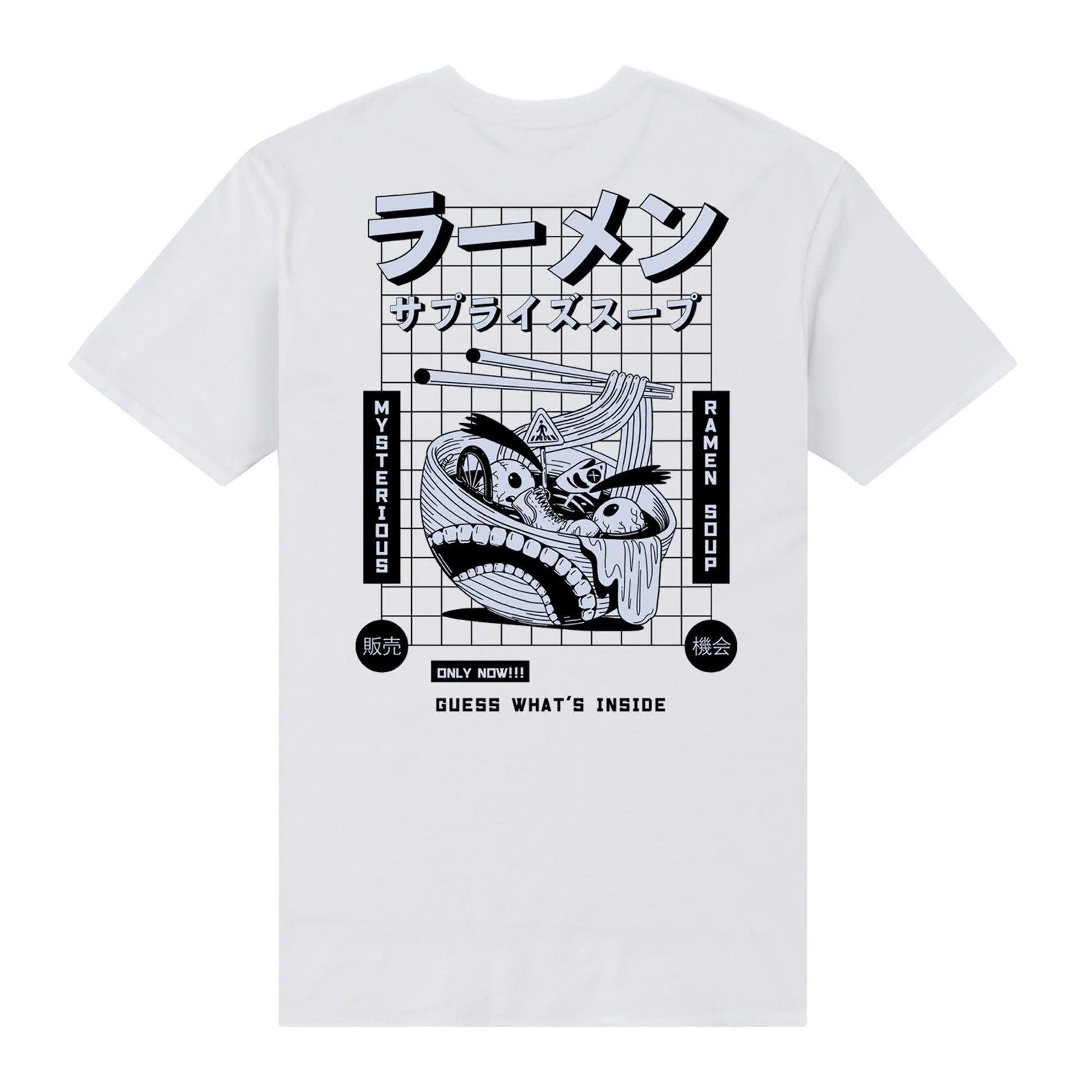 White - Back - The Original Ramen Company Unisex Adult T-Shirt
