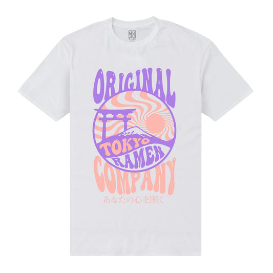 White - Front - TORC Unisex Adult Tokyo T-Shirt