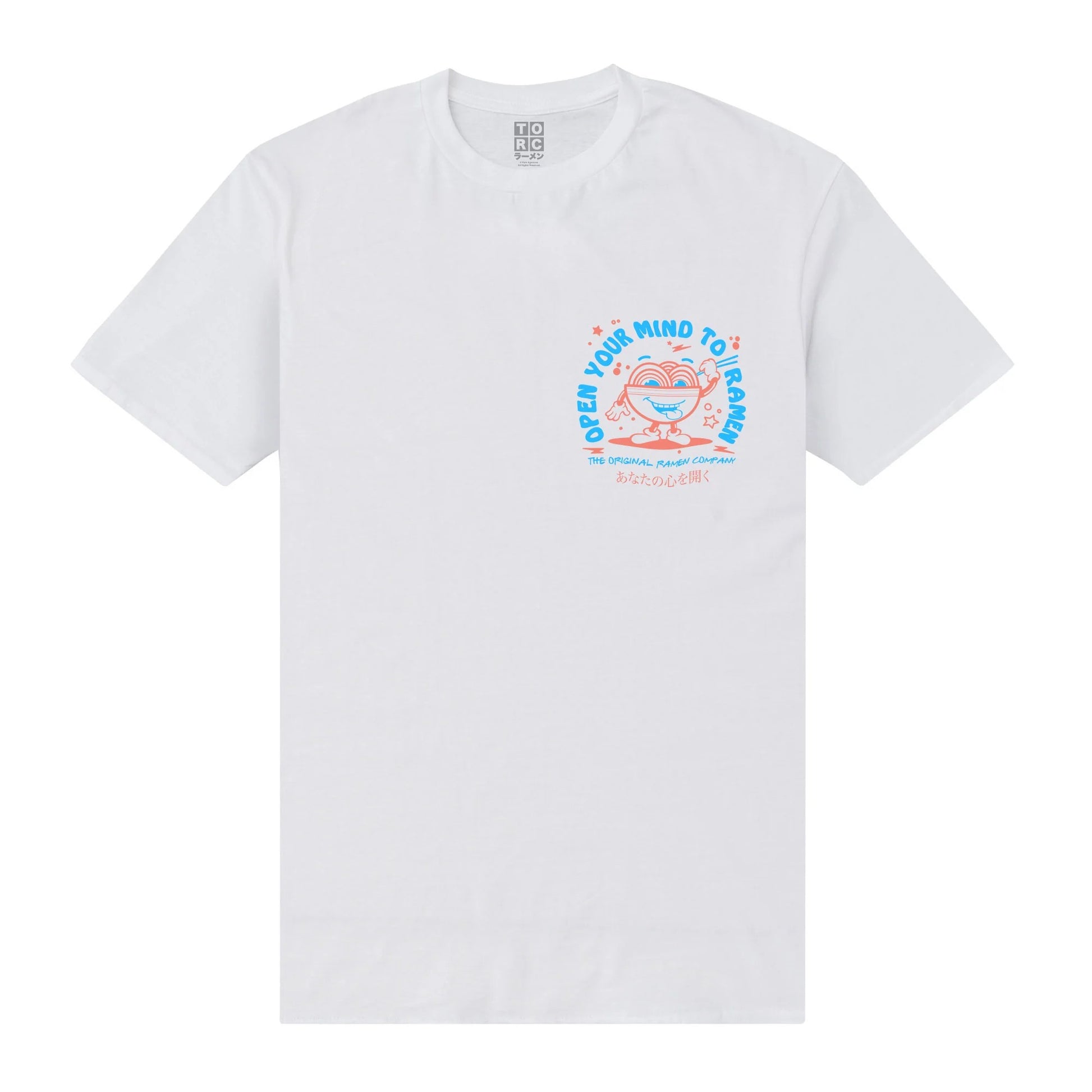 White - Front - TORC Unisex Adult Open Your Mind T-Shirt