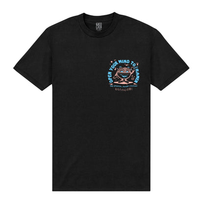 Black - Front - TORC Unisex Adult Open Your Mind T-Shirt