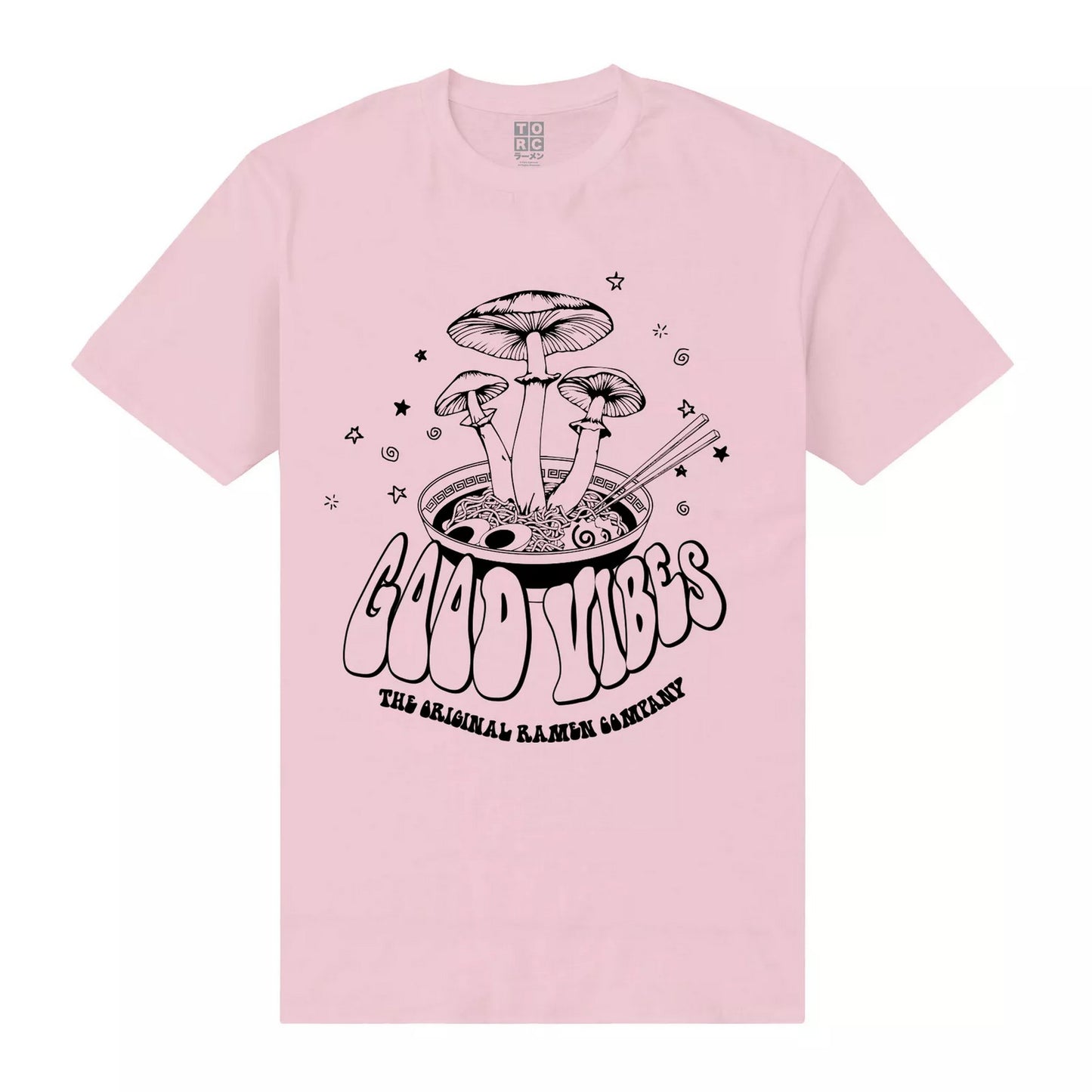 Pink - Front - TORC Unisex Adult Vibey T-Shirt