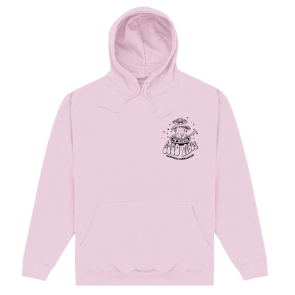Light Pink - Front - The Original Ramen Company Unisex Adult Vibey Hoodie