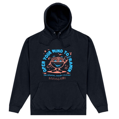 Black - Front - TORC Unisex Adult Open Your Mind Hoodie