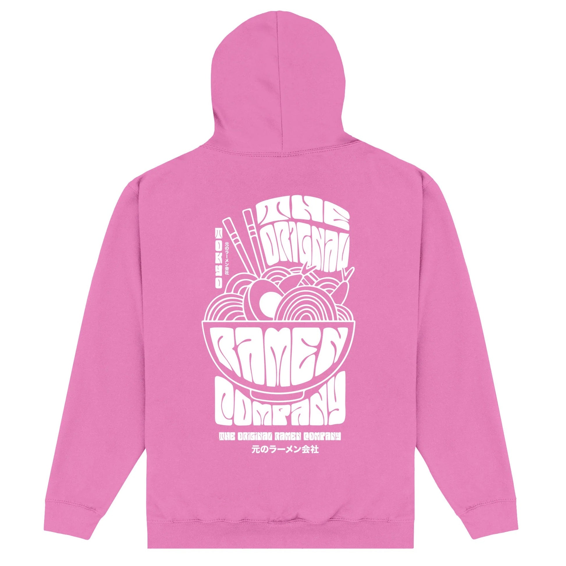 Pink - Back - TORC Unisex Adult Original Hoodie