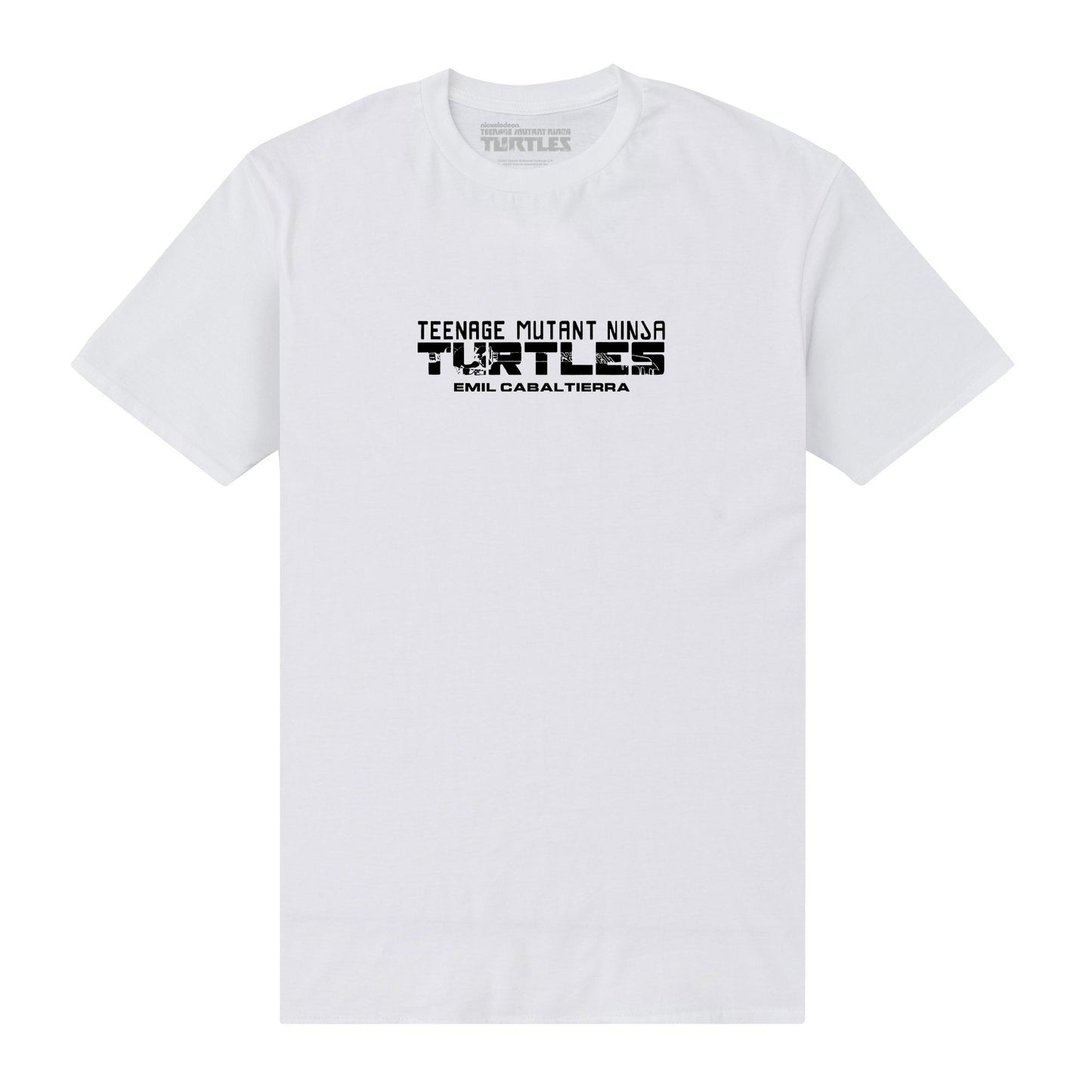 White - Front - TMNT Unisex Adult Artist Series Emil Cabaltierra T-Shirt