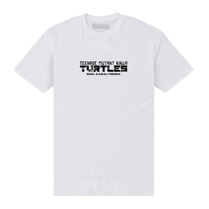 White - Front - TMNT Unisex Adult Artist Series Emil Cabaltierra T-Shirt