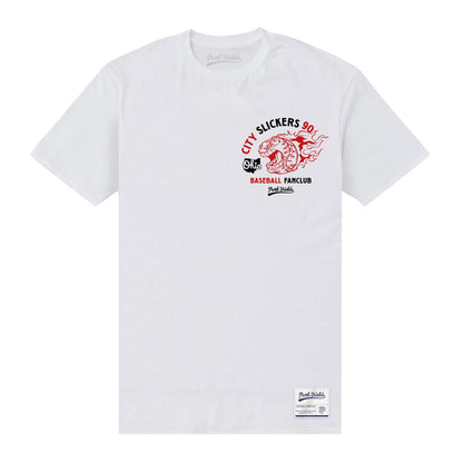White - Front - Park Fields Unisex Adult City Slickers T-Shirt