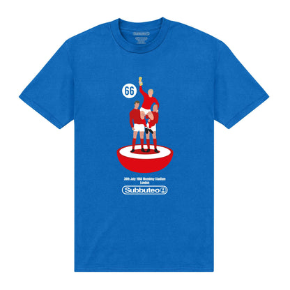 Royal Blue - Front - Subbuteo Unisex Adult All Over T-Shirt