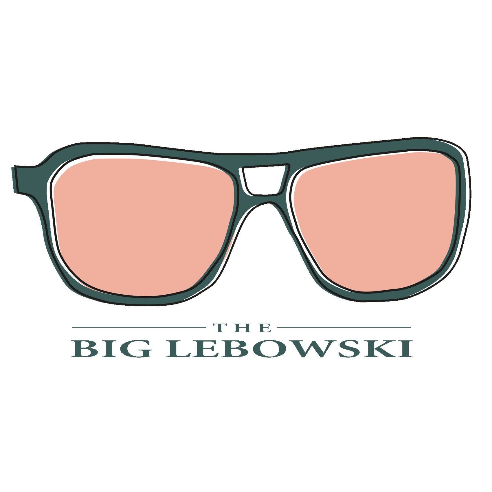 White-Blue - Side - The Big Lebowski Unisex Adult Beverage T-Shirt