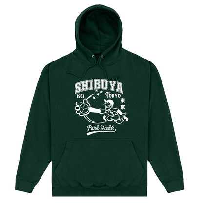Forest Green - Front - Park Fields Unisex Adult Shibuya Hoodie