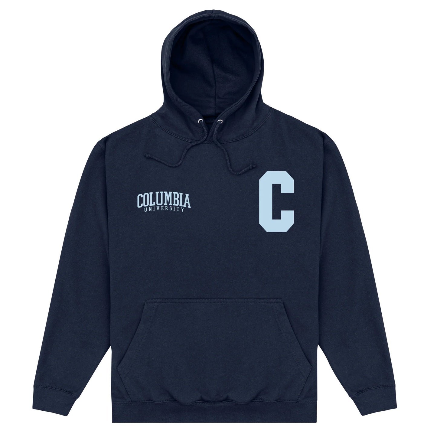 Navy Blue - Front - Columbia University Unisex Adult C Hoodie