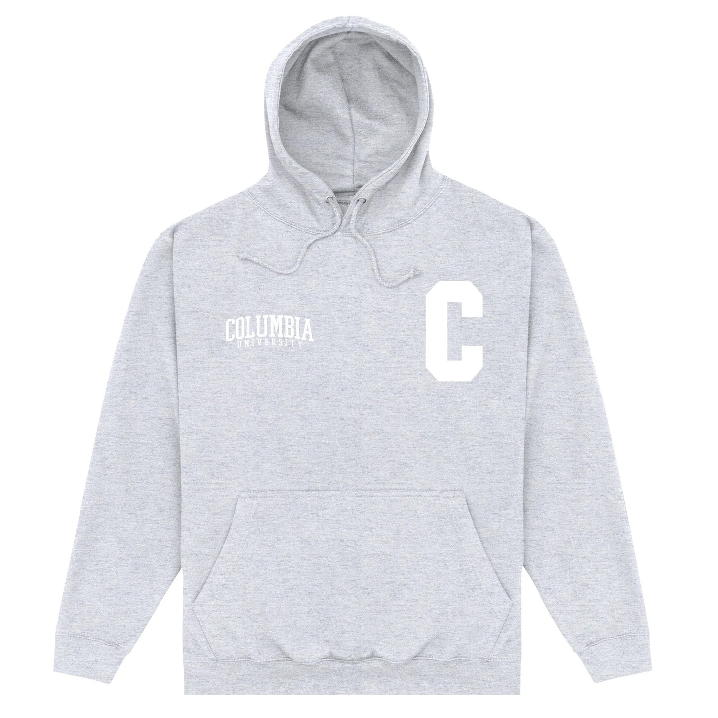 Heather Grey - Front - Columbia University Unisex Adult C Hoodie