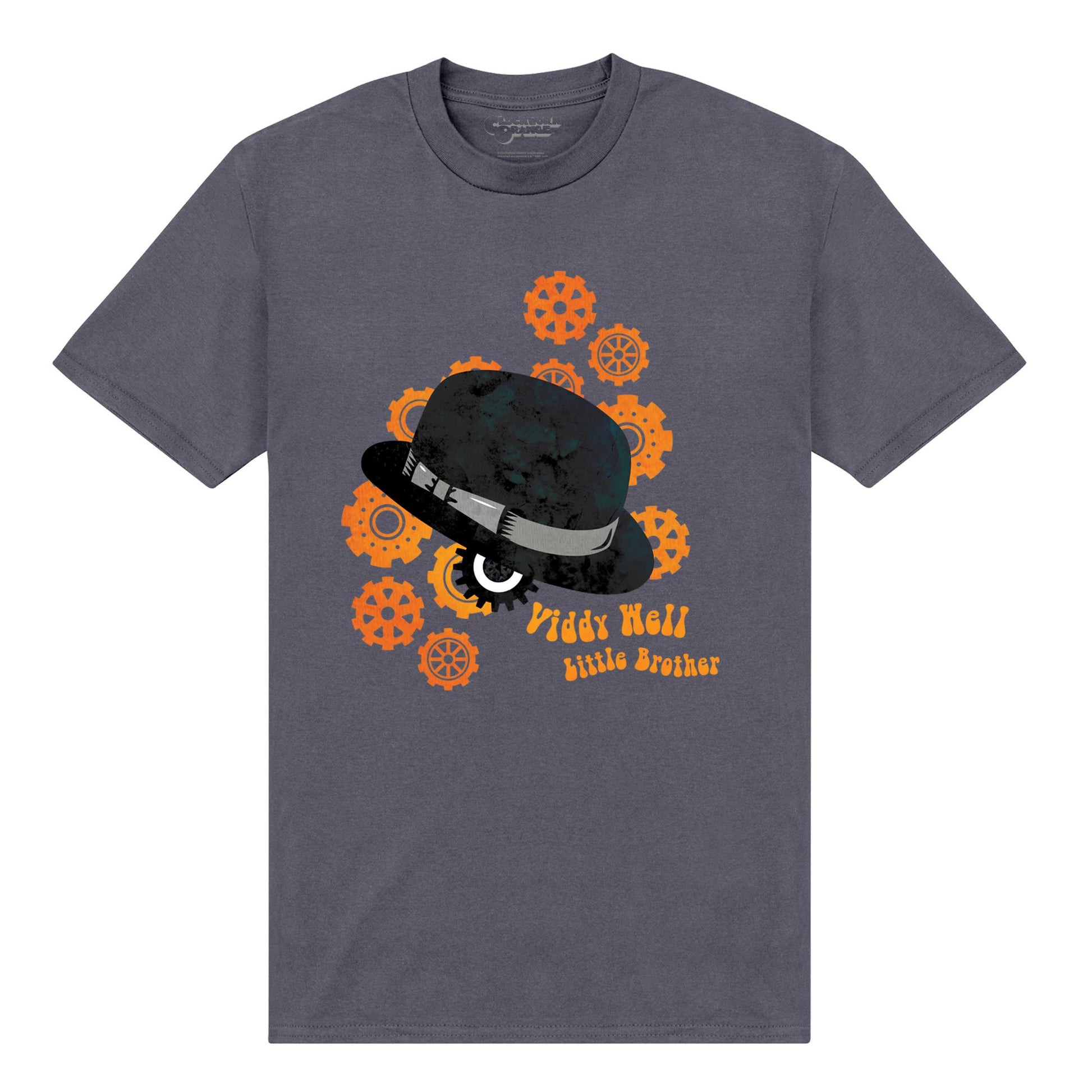 Charcoal - Front - A Clockwork Orange Unisex Adult Viddy Well T-Shirt