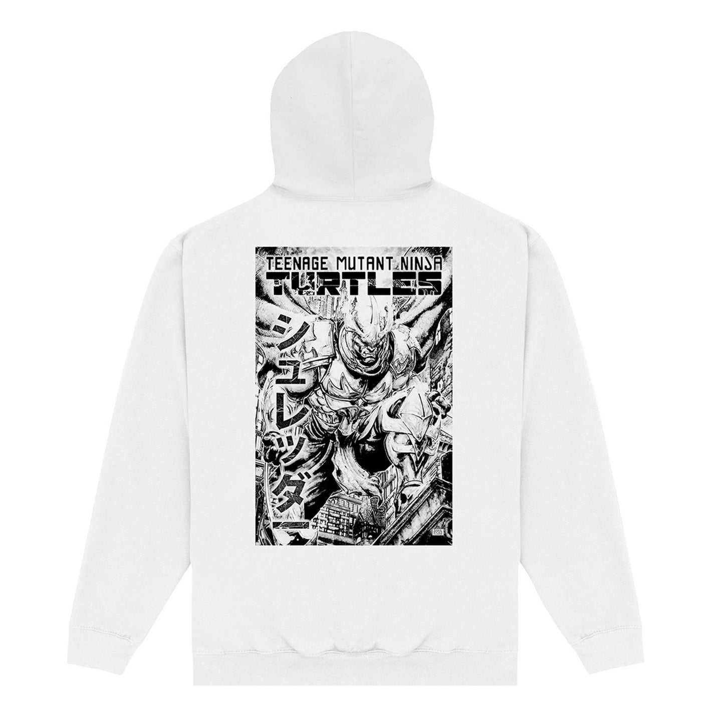 White - Back - TMNT Unisex Adult Artist Series Freddie E. Williams II Hoodie