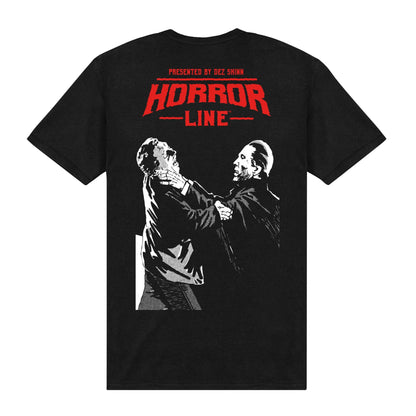 Black - Back - Horror Line Unisex Adult Dracula Choking T-Shirt