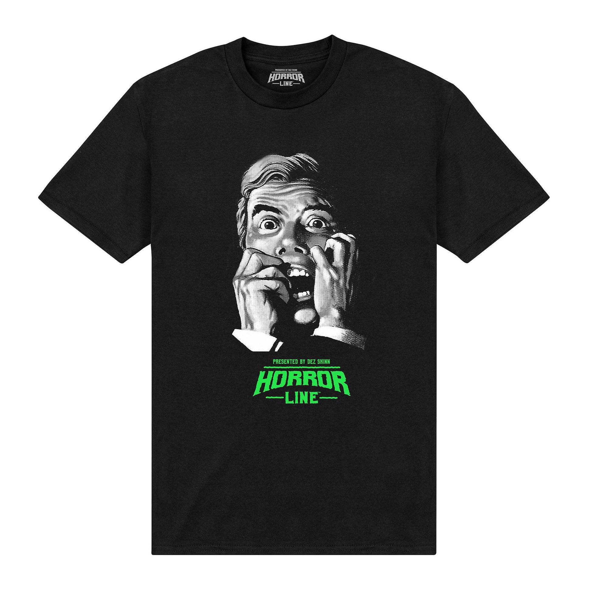 Black - Front - Horror Line Unisex Adult Gorgon T-Shirt