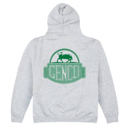 Grey - Back - The Godfather Unisex Adult Genco Olive Oil Hoodie