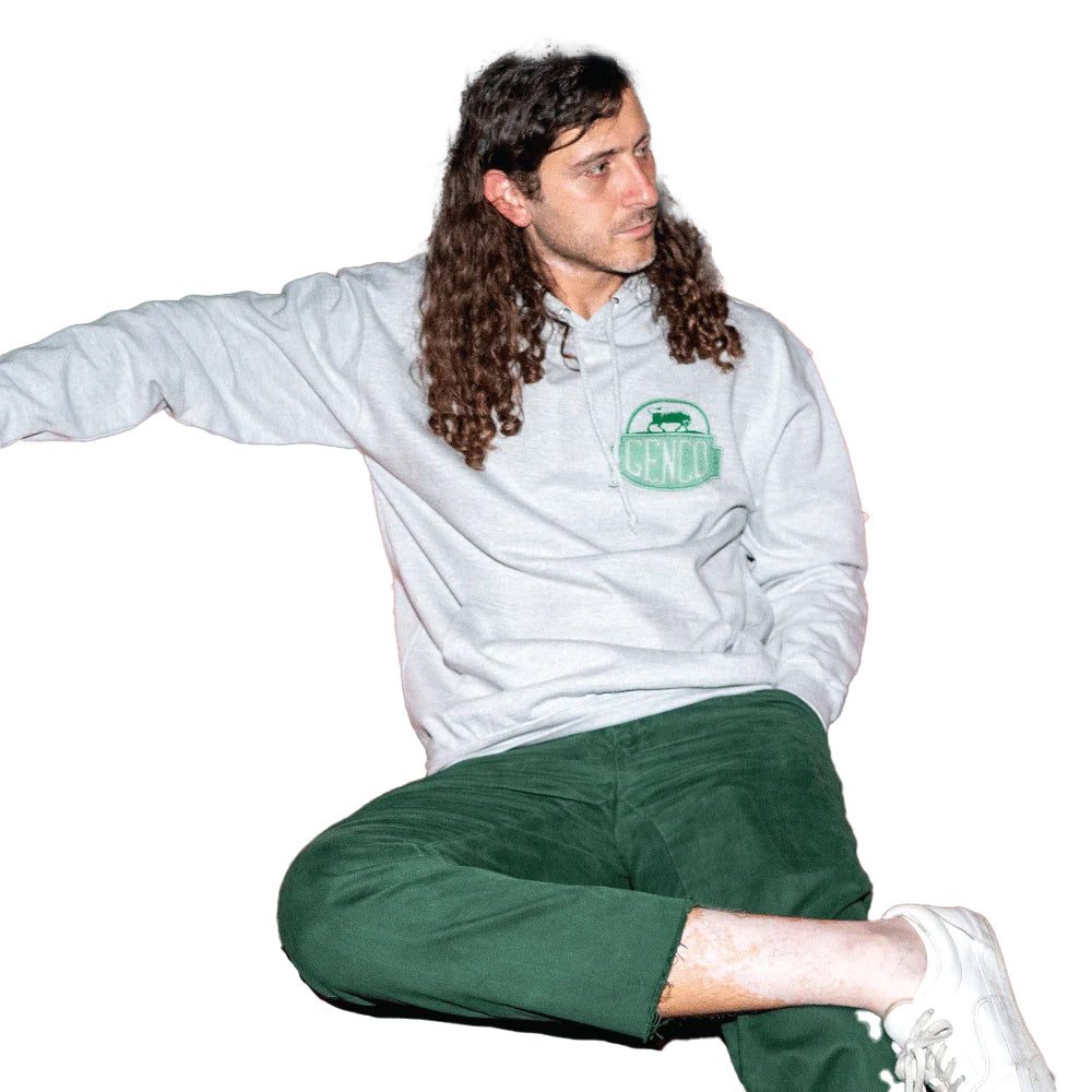 Grey - Side - The Godfather Unisex Adult Genco Olive Oil Hoodie